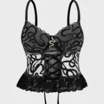 Serpentine – Lace Velvet Bustier